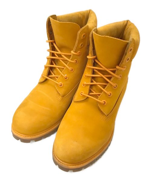 Timberland（ティンバーランド）Timberland (ティンバーランド) 6インチプレミアムウォータープルーフブーツ オレンジ サイズ:8.5Wの古着・服飾アイテム