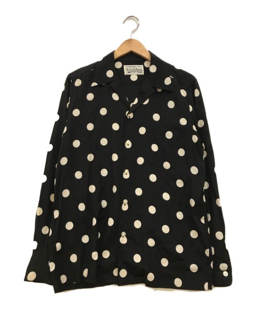 WACKO MARIA（ワコマリア）WACKO MARIA (ワコマリア) BIG DOTS SHIRT ブラック×ホワイト サイズ:Sの古着・服飾アイテム