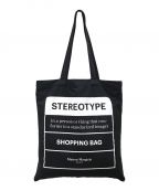 Maison Margielaメゾンマルジェラ）の古着「STEREOTYPE トートバッグ」｜ブラック