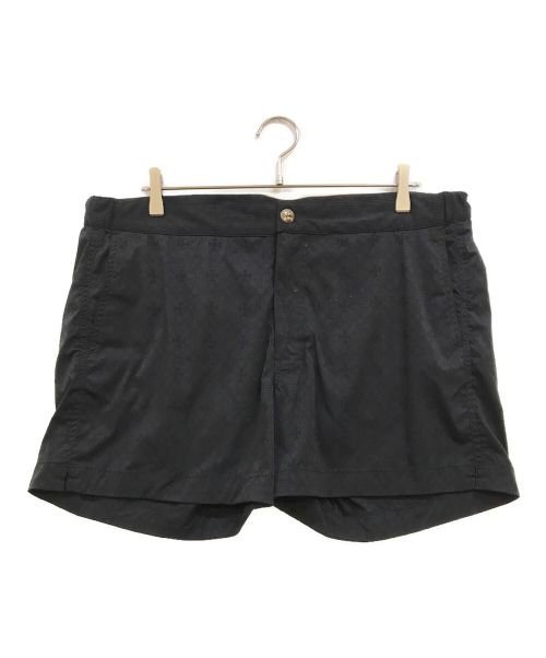 CHROME HEARTS（クロムハーツ）CHROME HEARTS (クロムハーツ) SHORTS END OF DAYS シャドークロスプリントダガージップショーツ ブラック サイズ:36の古着・服飾アイテム