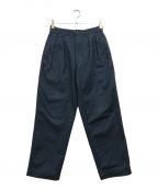 CIOTAシオタ）の古着「Tuck Chino Cloth Pants」｜ネイビー