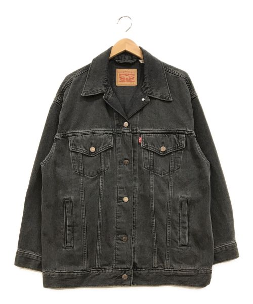 LEVI'S（リーバイス）LEVI'S (リーバイス) バギートラッカー オーバーサイズドデニムジャケット ブラック サイズ:Sの古着・服飾アイテム