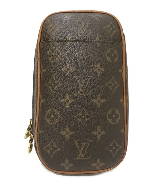 LOUIS VUITTON（ルイ ヴィトン）LOUIS VUITTON (ルイ ヴィトン) ポシェットガンジュ ブラウンの古着・服飾アイテム