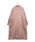 THREE DOTS (スリードッツ) Rough linen trench ピンク サイズ:S 未使用品：8000円