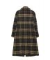 BURBERRY LONDON (バーバリーロンドン) ウールチェックコート ブラック×ベージュ サイズ:38：27000円