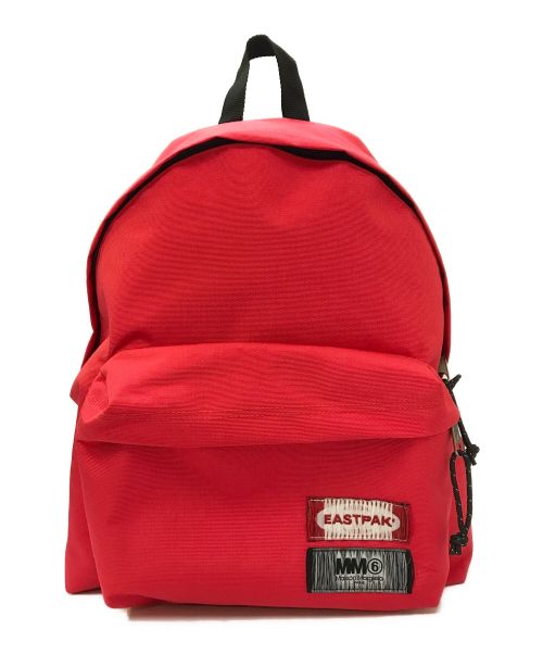 EASTPAK（イーストパック）EASTPAK (イーストパック) MM6 Maison Margiela (エムエムシックス メゾンマルジェラ) デイパック レッドの古着・服飾アイテム