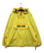 FIRST DOWNファーストダウン）の古着「SOLOTEX ANORAK PARKA」｜イエロー
