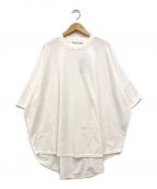 icBアイシービー）の古着「VIS/NYハイゲージ 5分袖プルオーバー」｜ホワイト