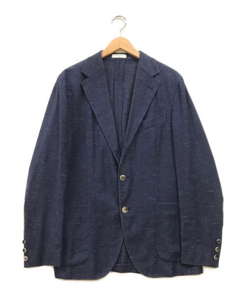 BOGLIOLI（ボリオリ）BOGLIOLI (ボリオリ) 23 DOVER ウールシルクネップテーラードジャケット ネイビー サイズ:50の古着・服飾アイテム