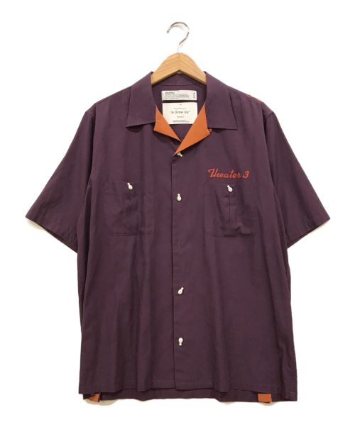 DAIRIKU（ダイリク）DAIRIKU (ダイリク) Bowling Shirt パープル サイズ:Mの古着・服飾アイテム