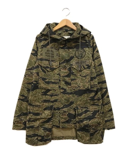 Hysteric Glamour（ヒステリックグラマー）Hysteric Glamour (ヒステリックグラマー) ウッドストック M-65ミリタリージャケット グリーン サイズ:FREEの古着・服飾アイテム