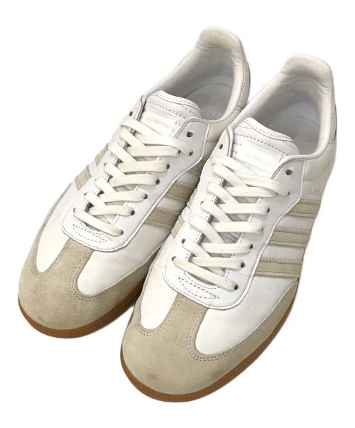 adidas（アディダス）adidas (アディダス) UNITED ARROWS (ユナイテッドアローズ) SAMBA UA ホワイト×ベージュ サイズ:27の古着・服飾アイテム