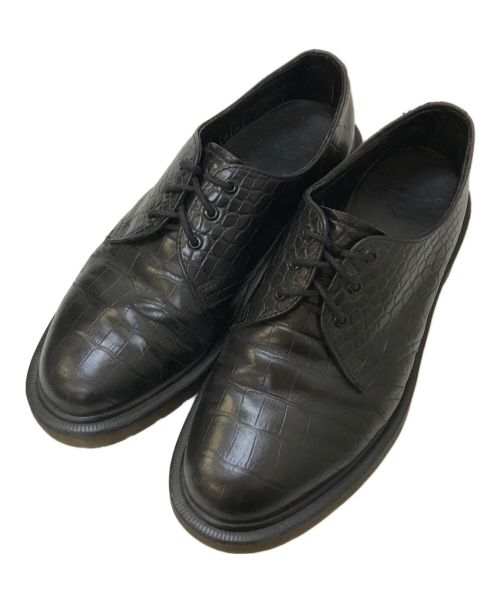 Dr.Martens（ドクターマーチン）Dr.Martens (ドクターマーチン) 型押し3ホールシューズ ブラック サイズ:26㎝の古着・服飾アイテム