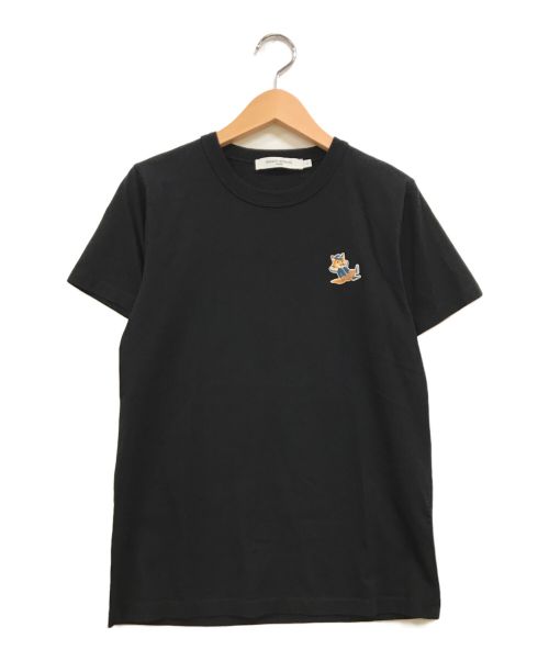 maison kitsune（メゾンキツネ）maison kitsune (メゾンキツネ) DRESSED FOX PATCH CLASSIC TEE-SHIRT ブラック サイズ:Sの古着・服飾アイテム