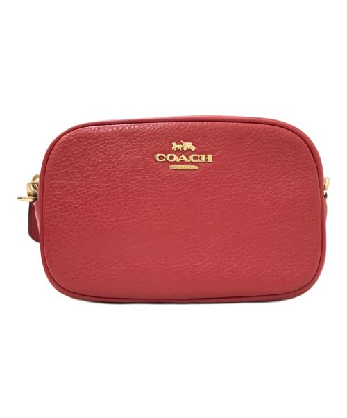 COACH（コーチ）COACH (コーチ) 2WAYショルダーバッグ レッドの古着・服飾アイテム