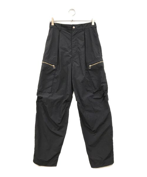 INSCRIRE（アンスクリア）INSCRIRE (アンスクリア) Rain Cargo Pants ブラック サイズ:36の古着・服飾アイテム