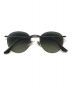 RAY-BAN (レイバン) ROUND FLAT LENSES サングラス ブラック サイズ:50□21 145：7000円