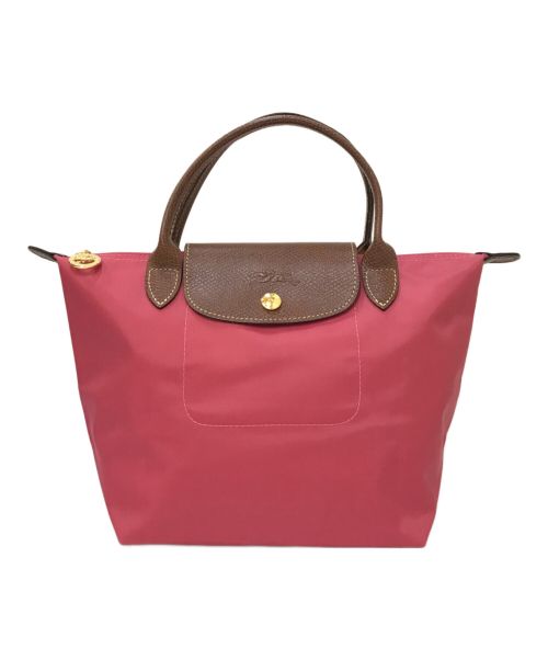 LONGCHAMP（ロンシャン）LONGCHAMP (ロンシャン) ル・プリアージュ ハンドバッグ ピンクの古着・服飾アイテム