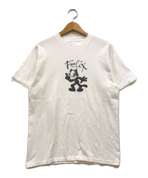 VINTAGE（ヴィンテージ）VINTAGE (ヴィンテージ/ビンテージ) Felix プリントTシャツ ホワイト サイズ:Mの古着・服飾アイテム