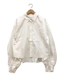 FRAMeWORK（フレームワーク）の古着「ギャザースリーブシャツ」｜ホワイト