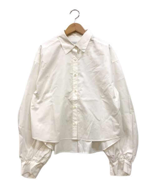 FRAMeWORK（フレームワーク）FRAMeWORK (フレームワーク) ギャザースリーブシャツ ホワイト サイズ:下記参照の古着・服飾アイテム