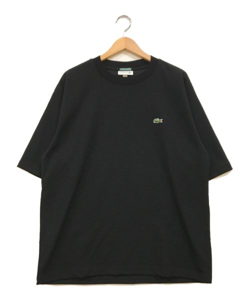 LACOSTE（ラコステ）LACOSTE (ラコステ) JOURNAL STANDARD (ジャーナルスタンダード) ワッフルTシャツ ブラック サイズ:Mの古着・服飾アイテム