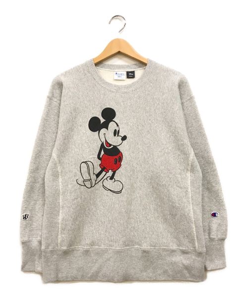 Champion（チャンピオン）Champion (チャンピオン) DISNEY (ディズニー) リバースウィーブプリントスウェット グレー サイズ:Sの古着・服飾アイテム