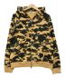 A BATHING APE（アベイシングエイプ）の古着「1stカモ ジップパーカー」｜ベージュ×オリーブ