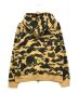 A BATHING APE (アベイシングエイプ) 1stカモ ジップパーカー ベージュ×オリーブ サイズ:S：13000円