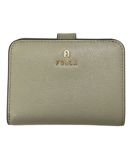 FURLA（フルラ）FURLA (フルラ) Camelia コンパクト財布 ベージュの古着・服飾アイテム