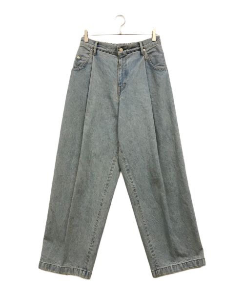 NEON SIGN（ネオンサイン）NEON SIGN (ネオンサイン) Wide denim slacks インディゴ サイズ:46の古着・服飾アイテム