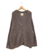 YOKEヨーク）の古着「BUSHY COTTON CARDIGAN」｜パープル