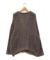 YOKE (ヨーク) BUSHY COTTON CARDIGAN パープル サイズ:3：9000円