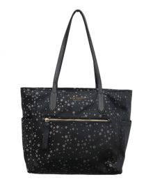 Kate Spade（ケイトスペード）の古着「チェルシー 星柄ナイロントートバッグ」｜ブラック