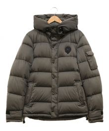 BURBERRY BLACK LABEL（バーバリーブラックレーベル）の古着「ワッペンダウンジャケット」｜グレー