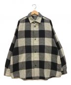 N.HOOLYWOODエヌ ハリウッド）の古着「BIG SHIRT」｜ホワイト×ブラック