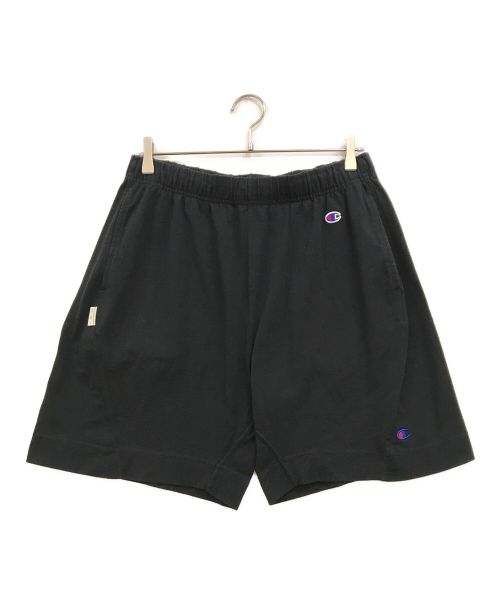 Champion（チャンピオン）Champion (チャンピオン) N.HOOLYWOOD (エヌ ハリウッド) HALF PANTS ブラック サイズ:Lの古着・服飾アイテム