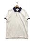 MONCLER（モンクレール）の古着「MAGLIA POLO MANICA CORTA」｜ホワイト×ネイビー