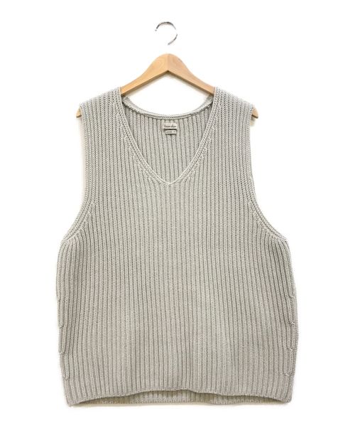 STEVEN ALAN（スティーブンアラン）STEVEN ALAN (スティーブンアラン) BALLOON CTN V/NECK VEST グレー サイズ:Mの古着・服飾アイテム