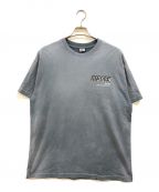 HIDDEN NEW YORKヒドゥンニューヨーク）の古着「Eroded H Logo Tee」｜ネイビー