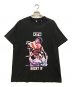 KITHキス）の古着「KITH for Rocky IV Vintage Tee」｜ブラック