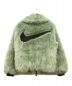 NIKE (ナイキ) AMBUSH (アンブッシュ) Reversible Faux Fur Coat Jacket ライトグリーン×グレー サイズ:XS：25000円