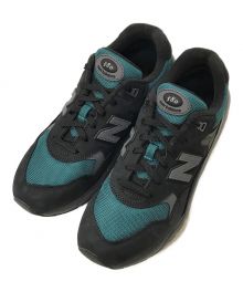 NEW BALANCE（ニューバランス）の古着「ローカットスニーカー」｜ブラック×グリーン