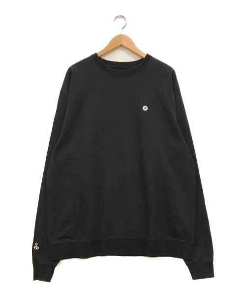 MARMOT（マーモット）MARMOT (マーモット) SOPHNET. (ソフネット) EMBROIDERY CREWNECK SWEAT ブラック サイズ:XLの古着・服飾アイテム