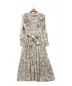 HER LIP TO（ハーリップトゥ）の古着「Pedicel Lace-Trimmed Long Dress」｜ベージュ