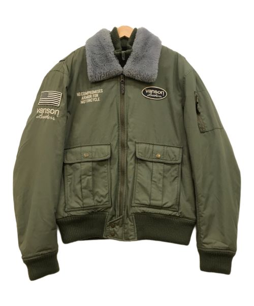 VANSON（バンソン）VANSON (バンソン) G-10ジャケット カーキ サイズ:XLの古着・服飾アイテム