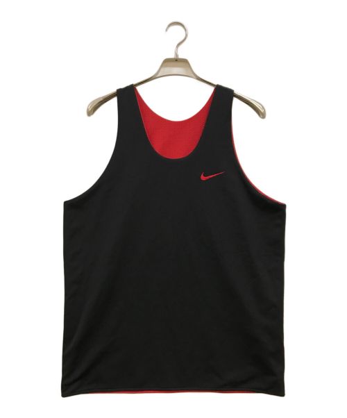 NIKE（ナイキ）NIKE (ナイキ) 90sリバーシブルメッシュタンクトップ レッド×ブラック サイズ:XLの古着・服飾アイテム