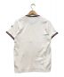 MONCLER (モンクレール) MAGLIA SCOLLO VネックTシャツ ホワイト サイズ:M：11000円