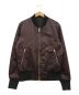 AMI Alexandre Mattiussi（アミ アレクサンドル マテュッシ）の古着「Bomber Jacket」｜パープル