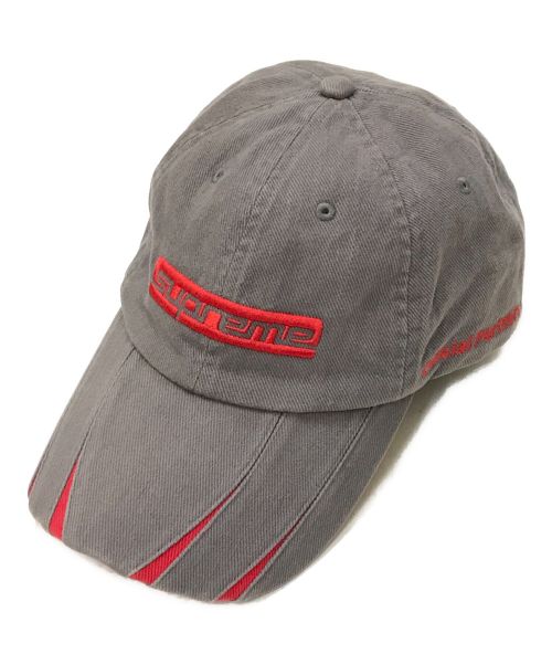 SUPREME（シュプリーム）SUPREME (シュプリーム) Jagged Visor 6-Panel グレーの古着・服飾アイテム